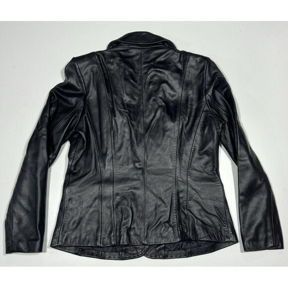 Tannery West Black Leather Women Jacket Size M‎ - Picture 2 of 10